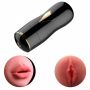 Dwustronny masturbator z wibracją B Series Fox czarny USB - 22